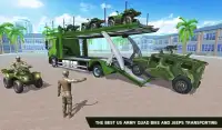 exército avião quad bicicleta carga simulador Screen Shot 1