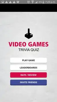 Video Games Trivia Screen Shot 1