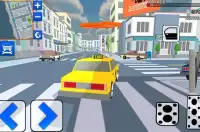 Tijolos cidade Craft Taxi SIM Screen Shot 0