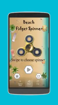 Beach Fidget Spinner Screen Shot 2