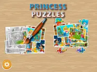 Puzzles et peinture princesses Screen Shot 3