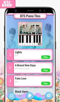 BTS Army Piano Magic Tiles Screen Shot 0