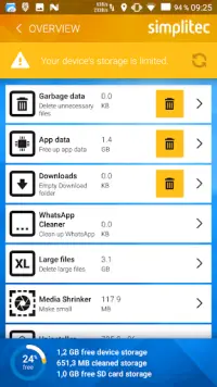 simpli Clean Mobile  - BOOSTER & CLEANER Screen Shot 5