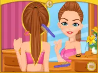 saç modelleri kız oyunları eğitmek Screen Shot 5