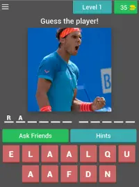 Guess the tennis player Screen Shot 13