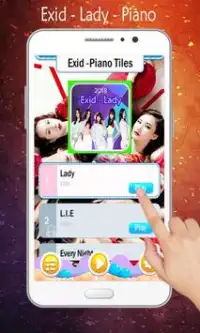 Girlband Exid Lady Piano Games Screen Shot 0