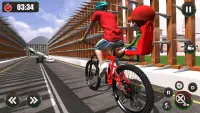 Fearless BMX Bicycle Racing - Mega Ramp Screen Shot 3