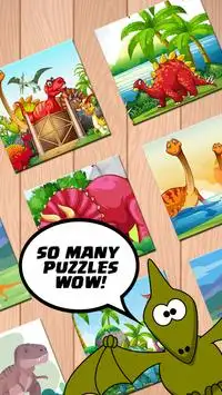 Dino Puzzle - Dinosaur Puzzles for kids Screen Shot 1