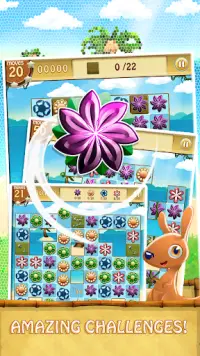 Kango Islands - Connect Garden Flowers Match 3 Screen Shot 1