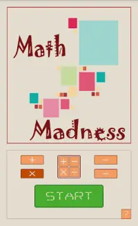 Math Game - Math Madness Screen Shot 0