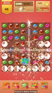 Yummy Cake Swap - Match 3 Game Screen Shot 9