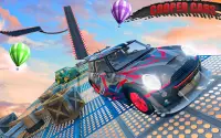 Ramp car stunts Races: Mega Ramp Video Game Free Screen Shot 1