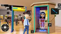 Permainan Bandara Stickman Simulasi Kota Anak-Anak Screen Shot 1