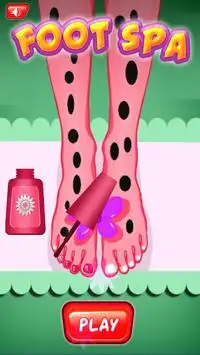 Ladybug Foot Spa - Girls Salon Game Screen Shot 1
