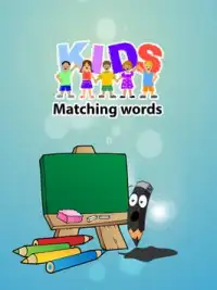 Match words - pré-escolares inglês palavra jogos Screen Shot 4