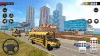 Offroad School Bus Driving: Flying Bus Games 2020 Screen Shot 5
