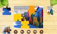 Bãi biển Jigsaw Puzzle Trò chơ Screen Shot 2