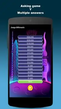 Millionaire Quiz Game Screen Shot 2
