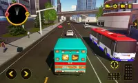 Pengiriman Pizza Futuristik Van: Food Truck Sims Screen Shot 3