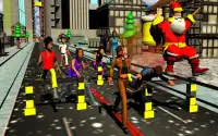 Papai Noel de Natal Super Runner Vs miúdos loucos Screen Shot 9