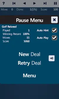 Golf Solitaire Screen Shot 4