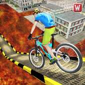 Lava BMX Impossible Tracks - Bicycle Stunts Rider