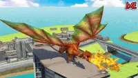 Flying Dragon Clash Simulator: Pemanah VS Dragons Screen Shot 5