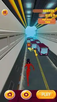 Subway Ladybug Beach Run Surf : Rush Dash Legends Screen Shot 4