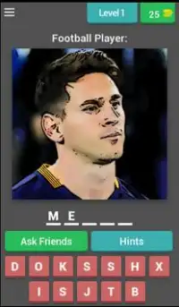 Guess The Football Player Quiz Screen Shot 0