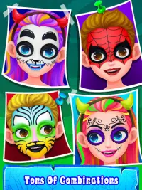 Fashion Face Paint - Crazy Party Screen Shot 2