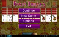 Forty Thieves Solitaire HD Screen Shot 4
