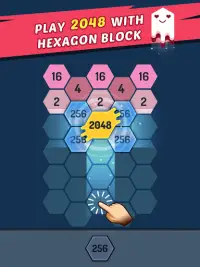 Merge Hexagon Block - Shoot 2048 Hexa Puzzle Screen Shot 7