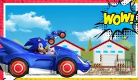 Racing Sonic Adventure Screen Shot 1