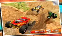 4x4 offroad Monster Truck Impossible Desert Track Screen Shot 9