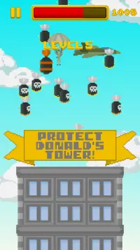 Donald's Tower - Tap the bombs! Screen Shot 1