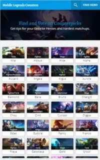 Mobile Legends Counters Screen Shot 0