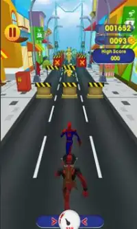 Subway Spider Run Man 0MB vs Deadpool Screen Shot 0