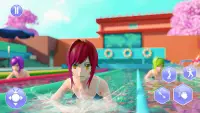 Anime Girl Summer Sports Games Screen Shot 2