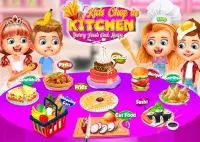 Kids Chef in Kitchen - Yummy Foods Cook Recipe Screen Shot 0