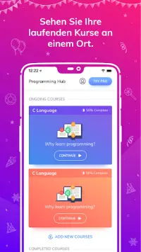 Programmier-Hub: Code lernen Screen Shot 1
