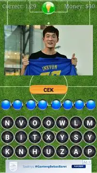 Tebak Nama Pemain Persib Screen Shot 1