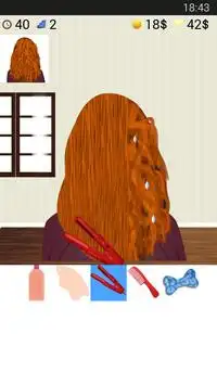hairdresser women game Screen Shot 0