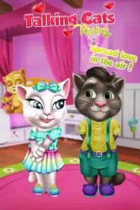 Talking Cat Kiss Game Screen Shot 0