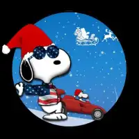 Christmas Super Car Snoopy! Screen Shot 0