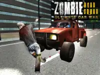 Zombie Road Squad: Car War 3D Screen Shot 8