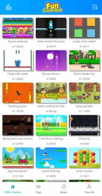 Fun GameBox 3000  games in App Screen Shot 0