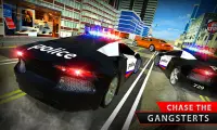 US Police Car Chase Cop Robot Transform Simulator Screen Shot 0