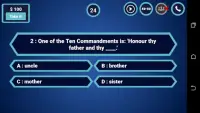 Bible Trivia Quiz Game - Biblical Quiz Screen Shot 1