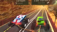 Chained Monster Truck 3D Crazy Car Racing Screen Shot 0