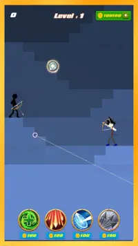 Stick Z Super Fight battle bow - Stickman Archers Screen Shot 1